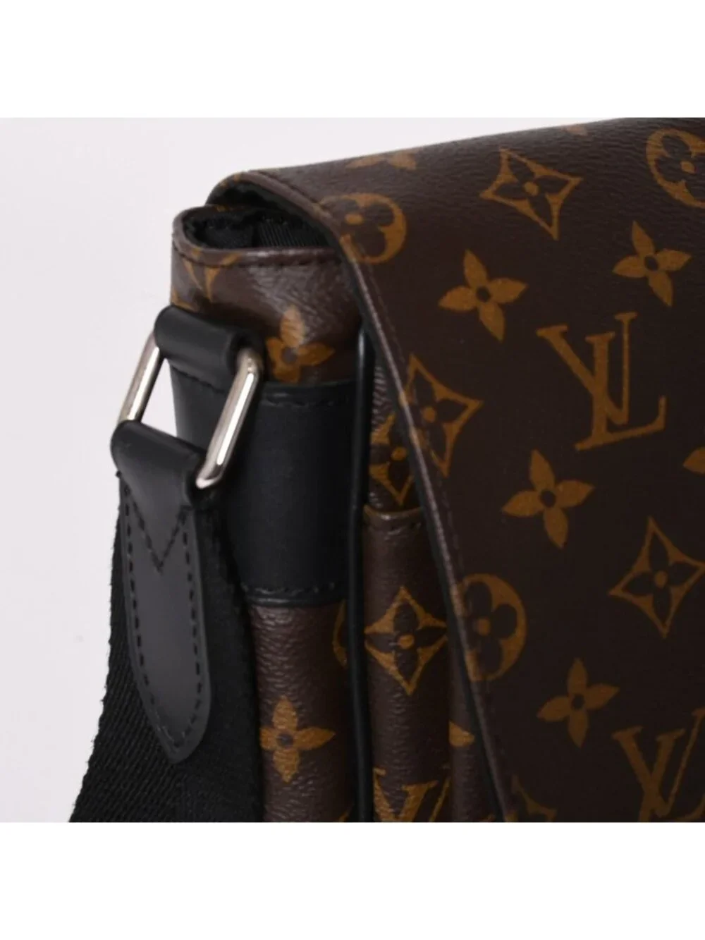 Louis Vuitton Christopher Messenger Bag Monogram Macassar Leather Brown